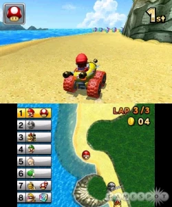 Скриншот к игре Mario Kart 7