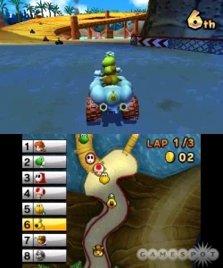 Скриншот к игре Mario Kart 7