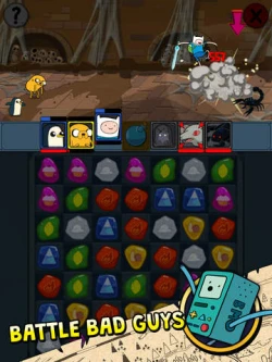 Adventure Time Puzzle Quest Screenshots