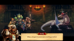 Скриншот к игре SteamWorld Quest: Hand of Gilgamech