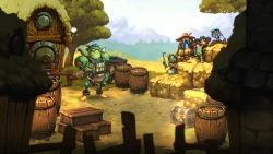 Скриншот к игре SteamWorld Quest: Hand of Gilgamech