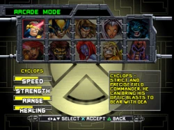 Скриншот к игре X-Men: Mutant Academy