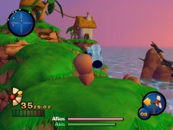 Скриншот к игре Worms 3D