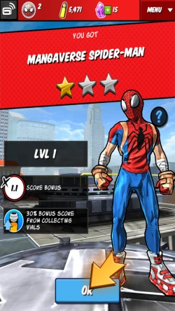 Скриншот к игре Spider-Man Unlimited