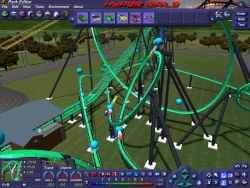 Скриншот к игре Hyper Rails: Advanced 3D Roller Coaster Design
