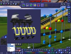 Скриншот к игре Hyper Rails: Advanced 3D Roller Coaster Design
