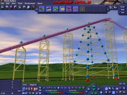 Скриншот к игре Hyper Rails: Advanced 3D Roller Coaster Design