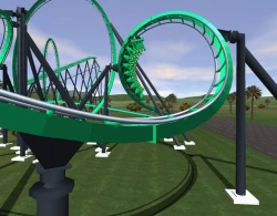 Скриншот к игре Hyper Rails: Advanced 3D Roller Coaster Design