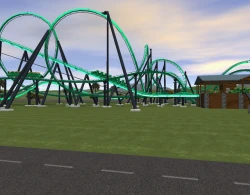 Hyper Rails: Advanced 3D Roller Coaster Design Screenshots