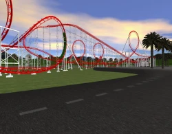 Hyper Rails: Advanced 3D Roller Coaster Design Screenshots