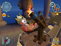 Скриншот к игре Worms Forts: Under Siege