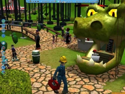 Скриншот к игре RollerCoaster Tycoon 3