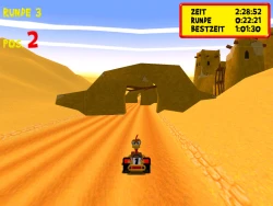 Скриншот к игре Moorhuhn Kart Extra