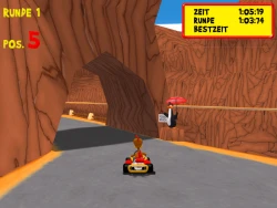 Скриншот к игре Moorhuhn Kart Extra