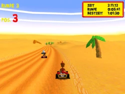 Скриншот к игре Moorhuhn Kart Extra