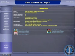 NHL Eastside Hockey Manager 2005 Screenshots