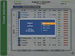 Скриншот к игре International Cricket Captain Ashes Year 2005