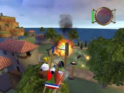 Скриншот к игре Snoopy vs. the Red Baron