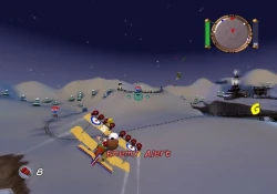 Скриншот к игре Snoopy vs. the Red Baron