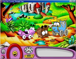 Putt-Putt Travels Through Time Screenshots