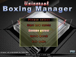 Скриншот к игре Universal Boxing Manager