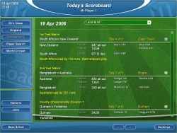 Marcus Trescothick's Cricket Coach Screenshots