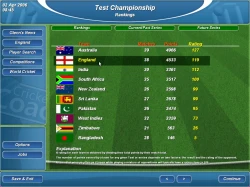 Marcus Trescothick's Cricket Coach Screenshots