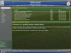 Скриншот к игре Football Manager 2007