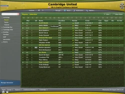 Скриншот к игре Football Manager 2007