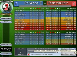 Universal Soccer Manager 2 Screenshots