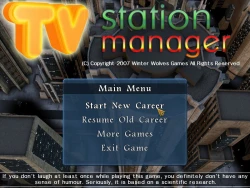 Скриншот к игре TV Station Manager