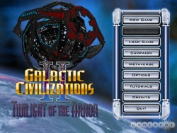 Galactic Civilizations 2: Twilight of the Arnor Screenshots