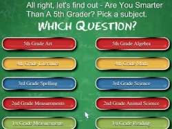 Are You Smarter Than a 5th Grader? Screenshots