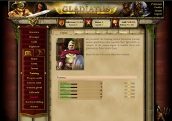 Скриншот к игре Gladiatus
