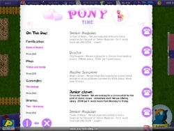 Скриншот к игре Pony World