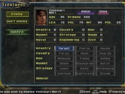 Скриншот к игре Nobunaga's Ambition: Iron Triangle
