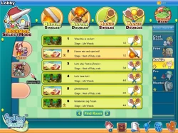 Скриншот к игре Fantasy Tennis