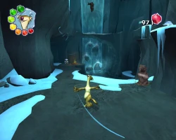 Скриншот к игре Ice Age: Dawn of the Dinosaurs