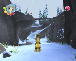 Скриншот к игре Ice Age: Dawn of the Dinosaurs