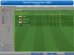 Скриншот к игре Cricket Coach 2009