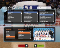 Скриншот к игре Handball Manager 2010