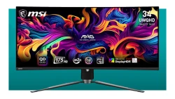  MSI's latest cheaper-than-the-competition OLED gaming monitor is this sweet 34-inch ultrawide panel for $680