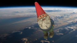  Half-Life 2 testers who were horsing about with physics props to'make the 47th playthrough more interesting' likely had no idea that 16 years later, Gabe Newell would launch a garden gnome in space.