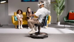  Roto VR Explorer is a super spinny seat that can be used to combat motion sickness when playing VR games.